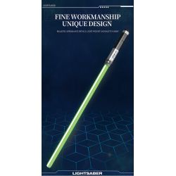 REOBRIX 99011 THANH KIẾM ÁNH SÁNG MÀU XANH LÁ CÂY bộ đồ chơi xếp lắp ráp ghép mô hình Star Wars LIGHTSABER Chiến Tranh Giữa Các Vì Sao 578 khối