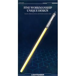 REOBRIX 99012 THANH KIẾM ÁNH SÁNG MÀU VÀNG bộ đồ chơi xếp lắp ráp ghép mô hình Star Wars LIGHTSABER Chiến Tranh Giữa Các Vì Sao 598 khối