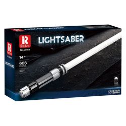 REOBRIX 99013 THANH KIẾM ÁNH SÁNG TRẮNG bộ đồ chơi xếp lắp ráp ghép mô hình Star Wars LIGHTSABER Chiến Tranh Giữa Các Vì Sao 606 khối