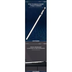 REOBRIX 99013 THANH KIẾM ÁNH SÁNG TRẮNG bộ đồ chơi xếp lắp ráp ghép mô hình Star Wars LIGHTSABER Chiến Tranh Giữa Các Vì Sao 606 khối