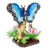 MOYU BLOCK MY97128 97128 THẾ GIỚI CÔN TRÙNG BƯỚM MORPHO XANH bộ đồ chơi xếp lắp ráp ghép mô hình INSECT BEAUTIFUL WORLD 466 khối