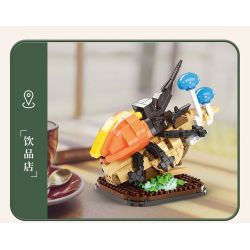 MOYU BLOCK MY97128 97128 THẾ GIỚI CÔN TRÙNG BƯỚM MORPHO XANH bộ đồ chơi xếp lắp ráp ghép mô hình INSECT BEAUTIFUL WORLD 466 khối