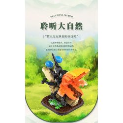 MOYU BLOCK MY97128 97128 THẾ GIỚI CÔN TRÙNG BƯỚM MORPHO XANH bộ đồ chơi xếp lắp ráp ghép mô hình INSECT BEAUTIFUL WORLD 466 khối