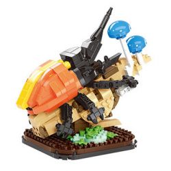 MOYU BLOCK MY97129 97129 THẾ GIỚI CÔN TRÙNG MACROPODIA bộ đồ chơi xếp lắp ráp ghép mô hình INSECT BEAUTIFUL WORLD 468 khối