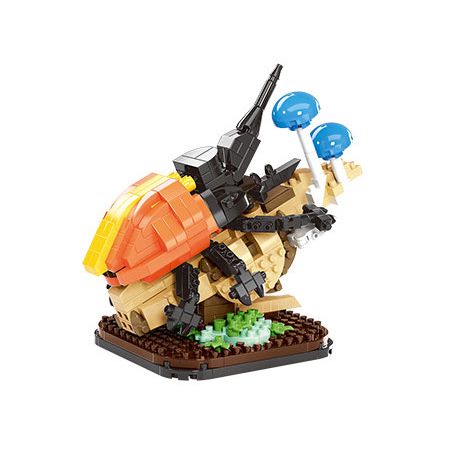 MOYU BLOCK MY97129 97129 THẾ GIỚI CÔN TRÙNG MACROPODIA bộ đồ chơi xếp lắp ráp ghép mô hình INSECT BEAUTIFUL WORLD 468 khối