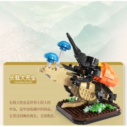MOYU BLOCK MY97129 97129 THẾ GIỚI CÔN TRÙNG MACROPODIA bộ đồ chơi xếp lắp ráp ghép mô hình INSECT BEAUTIFUL WORLD 468 khối