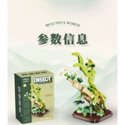 MOYU BLOCK MY97129 97129 THẾ GIỚI CÔN TRÙNG MACROPODIA bộ đồ chơi xếp lắp ráp ghép mô hình INSECT BEAUTIFUL WORLD 468 khối