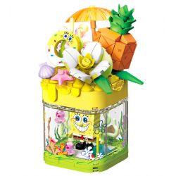 SEMBO 612213 SPONGEBOB SQUAREPANTS SINH TỐ CHANH DỨA bộ đồ chơi xếp lắp ráp ghép mô hình Movie & Game Phim Và Trò Chơi 241 khối