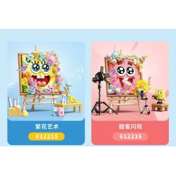 SEMBO 612213 SPONGEBOB SQUAREPANTS SINH TỐ CHANH DỨA bộ đồ chơi xếp lắp ráp ghép mô hình Movie & Game Phim Và Trò Chơi 241 khối