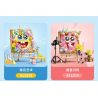 SEMBO 612213 SPONGEBOB SQUAREPANTS SINH TỐ CHANH DỨA bộ đồ chơi xếp lắp ráp ghép mô hình Movie & Game Phim Và Trò Chơi 241 khối