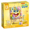 SEMBO 612215 SPONGEBOB SQUAREPANTS NGHỆ THUẬT CỦA HOA bộ đồ chơi xếp lắp ráp ghép mô hình Movie & Game Phim Và Trò Chơi 474 khối