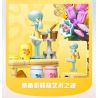 SEMBO 612215 SPONGEBOB SQUAREPANTS NGHỆ THUẬT CỦA HOA bộ đồ chơi xếp lắp ráp ghép mô hình Movie & Game Phim Và Trò Chơi 474 khối