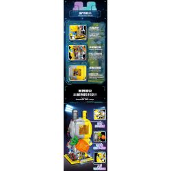 DOUBLE HEIGHT 20810 THỎ NGƯỜI MÁY bộ đồ chơi xếp lắp ráp ghép mô hình MECHANICAL RABBIT 2119 khối