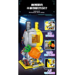 DOUBLE HEIGHT 20810 THỎ NGƯỜI MÁY bộ đồ chơi xếp lắp ráp ghép mô hình MECHANICAL RABBIT 2119 khối