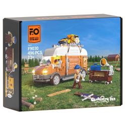 LUMIBRICKS FUNWHOLE F9030 9030 XE ĐẨY ĐỒ GỖ CỦA ALLEN bộ đồ chơi xếp lắp ráp ghép mô hình Creator Sáng Tạo 496 khối