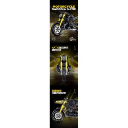 DOUBLE HEIGHT 60515 BMW LATTE tỷ lệ 1:8 bộ đồ chơi xếp lắp ráp ghép mô hình Technic Kỹ Thuật Công Nghệ Cao Mô Hình Phương Tiện 618 khối