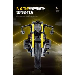 DOUBLE HEIGHT 60515 BMW LATTE tỷ lệ 1:8 bộ đồ chơi xếp lắp ráp ghép mô hình Technic Kỹ Thuật Công Nghệ Cao Mô Hình Phương Tiện 618 khối