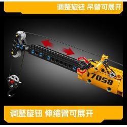 MouldKing 17058 17058S Mould King 17058 17058S CẦN CẨU CƠ KHÍ bộ đồ chơi xếp lắp ráp ghép mô hình Technic MECHANICAL CRANE Kỹ Thuật Công Nghệ Cao Mô Hình Phương Tiện 997 khối