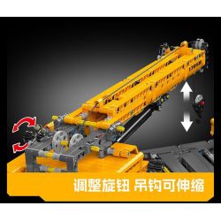 MouldKing 17058 17058S Mould King 17058 17058S CẦN CẨU CƠ KHÍ bộ đồ chơi xếp lắp ráp ghép mô hình Technic MECHANICAL CRANE Kỹ Thuật Công Nghệ Cao Mô Hình Phương Tiện 997 khối