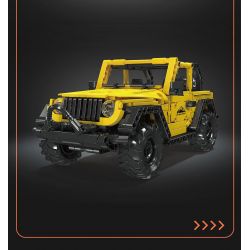 MouldKing 15058 Mould King 15058 JAI ALAI WRANGLER bộ đồ chơi xếp lắp ráp ghép mô hình Technic WRANGLER PULLBACK CAR Kỹ Thuật Công Nghệ Cao Mô Hình Phương Tiện 746 khối