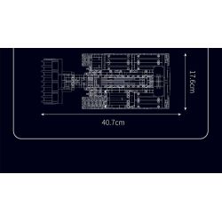 MouldKing 17054 Mould King 17054 MÁY XÚC LẬT MARMOT BẰNG KHÍ NÉN bộ đồ chơi xếp lắp ráp ghép mô hình Technic GOPHER LOADER Kỹ Thuật Công Nghệ Cao Mô Hình Phương Tiện 1423 khối