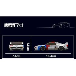 MouldKing 27062 Mould King 27062 BMW M1 bộ đồ chơi xếp lắp ráp ghép mô hình Speed Champions Racing Cars Đua Xe Công Thức 363 khối