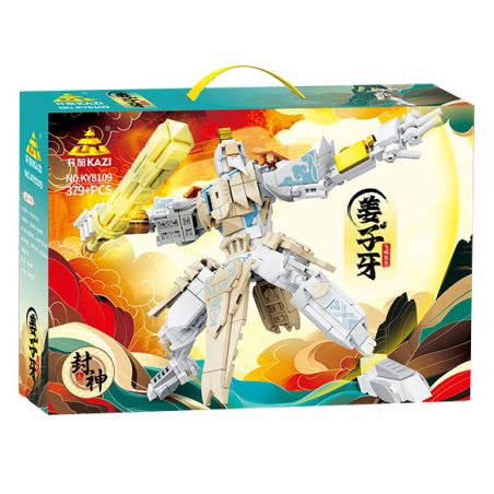 Kazi KY8109 8109 ĐƯỢC PHONG TẶNG THẦN CƠ GIÁP JIANG ZIYA bộ đồ chơi xếp lắp ráp ghép mô hình 379 khối