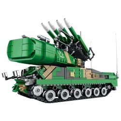 WOMA C0813 0813 TÊN LỬA PHÒNG KHÔNG BUK bộ đồ chơi xếp lắp ráp ghép mô hình Military Army BUK MISSILE Quân Sự Bộ Đội 1258 khối