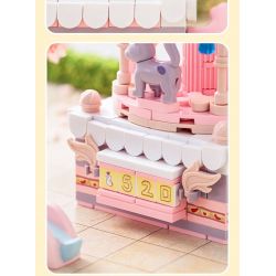 PLEYERID M38-P8027 P8027 8027 M38P8027 38-P8027 ĐỒ TRANG TRÍ MÁY TÍNH ĐỂ BÀN BĂNG CHUYỀN THÚ CƯNG MINI SWEET CAROUSEL 3 LOẠI MÈO DỄ THƯƠNG XIONG BEIBEI MUỐN CHÓ bộ đồ chơi xếp lắp ráp ghép mô hình