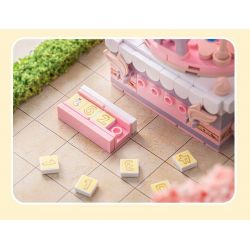 PLEYERID M38-P8027 P8027 8027 M38P8027 38-P8027 ĐỒ TRANG TRÍ MÁY TÍNH ĐỂ BÀN BĂNG CHUYỀN THÚ CƯNG MINI SWEET CAROUSEL 3 LOẠI MÈO DỄ THƯƠNG XIONG BEIBEI MUỐN CHÓ bộ đồ chơi xếp lắp ráp ghép mô hình