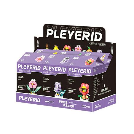 PLEYERID M38-P8029 P8029 8029 M38P8029 38-P8029 YÊU TINH VUI NHỘN 2.0 6 MẪU bộ đồ chơi xếp lắp ráp ghép mô hình FUNNY FAIRY PLANT