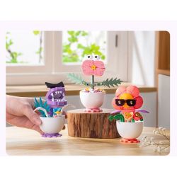 PLEYERID M38-P8029 P8029 8029 M38P8029 38-P8029 YÊU TINH VUI NHỘN 2.0 6 MẪU bộ đồ chơi xếp lắp ráp ghép mô hình FUNNY FAIRY PLANT