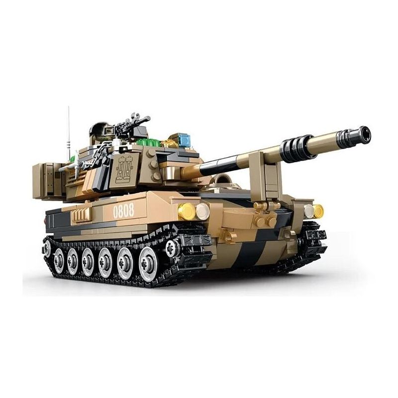 WOMA C0808 0808 PHÁO TỰ HÀNH M109 bộ đồ chơi xếp lắp ráp ghép mô hình Military Army M109 HOWITZER Quân Sự Bộ Đội 834 khối