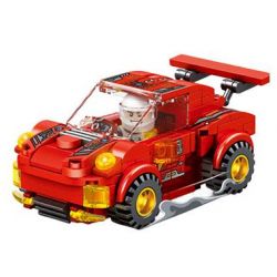 SEMBO 2856 HẠM ĐỘI TUYỆT VỜI PHANTOM TỐC bộ đồ chơi xếp lắp ráp ghép mô hình Racers Đua Tốc Độ 215 khối