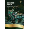 KOZOSHA P2110 2110 NGÀNH LÕI CỨNG RỒNG DU HÀNH THẾ GIỚI XANH CƠ KHÍ bộ đồ chơi xếp lắp ráp ghép mô hình 2951 khối