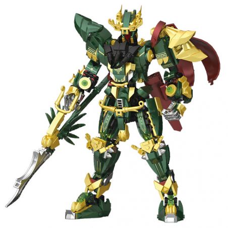 KOZOSHA P2101 2101 QUAN VŨ NGŨ HỔ TƯỚNG bộ đồ chơi xếp lắp ráp ghép mô hình 783 khối