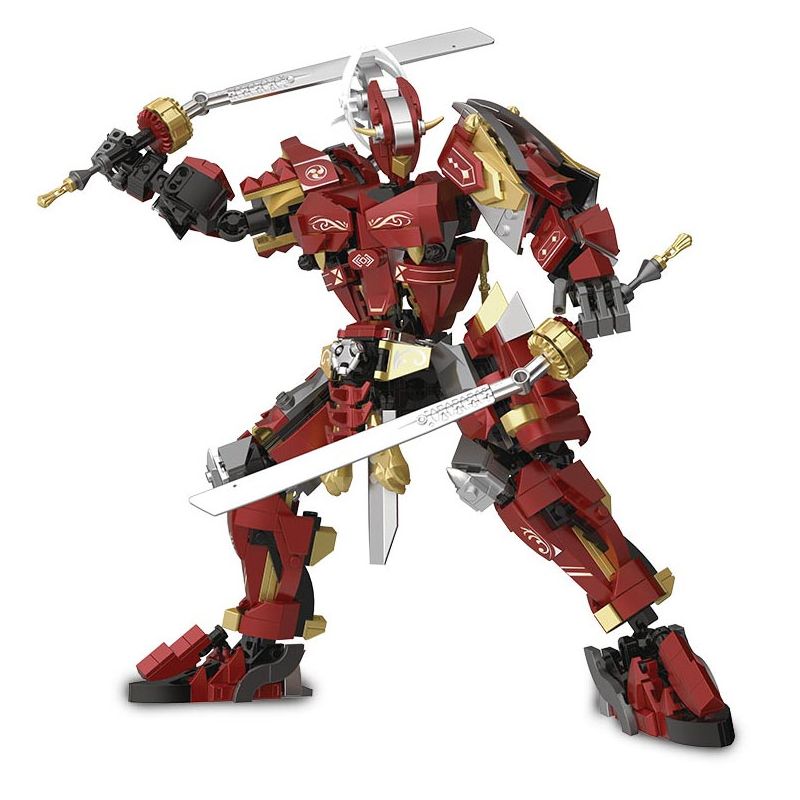 KOZOSHA P2104 2104 NHÂN VẬT KIẾM SĨ KÉP JIANGHU bộ đồ chơi xếp lắp ráp ghép mô hình 792 khối