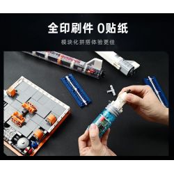 KEEPPLEY K10229 10229 NHIỆM VỤ PHÓNG MÔ-ĐUN THỬ NGHIỆM LONG MARCH 5 bộ đồ chơi xếp lắp ráp ghép mô hình City Thành Phố