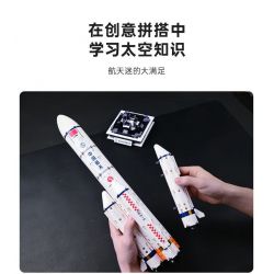 KEEPPLEY K10226 10226 TÊN LỬA ĐẨY TRƯỜNG CHINH 5 bộ đồ chơi xếp lắp ráp ghép mô hình City Thành Phố 462 khối