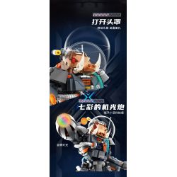 KAIDO KD99013 99013 CÔNG NGHIỆP NẶNG VÀ CON THÚ NĂNG LƯỢNG CAO bộ đồ chơi xếp lắp ráp ghép mô hình CYBERPUNK 665 khối