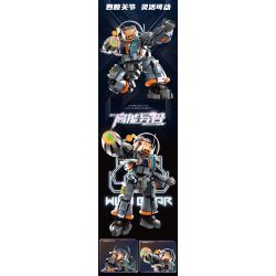 KAIDO KD99013 99013 CÔNG NGHIỆP NẶNG VÀ CON THÚ NĂNG LƯỢNG CAO bộ đồ chơi xếp lắp ráp ghép mô hình CYBERPUNK 665 khối