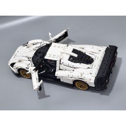 REBRICKABLE MOC-160967 160967 MOC160967 MASERATI MC12 bộ đồ chơi xếp lắp ráp ghép mô hình Technic MASERATI MC12 (1:8) B&W Kỹ Thuật Công Nghệ Cao Mô Hình Phương Tiện 3971 khối