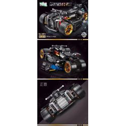 SMALL ANGLE JD020 XE MÁY KHOA HỌC VIỄN TƯỞNG bộ đồ chơi xếp lắp ráp ghép mô hình Technic Kỹ Thuật Công Nghệ Cao Mô Hình Phương Tiện 2051 khối