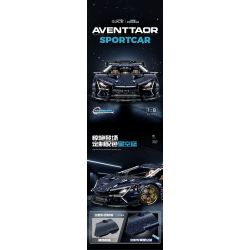 GULY 10624 LERU 10724 SIÊU XE NGÔI SAO RAMBO 1:8 tỷ lệ 1:8 bộ đồ chơi xếp lắp ráp ghép mô hình Technic AVENTTAOR Kỹ Thuật Công Nghệ Cao Mô Hình Phương Tiện 4106 khối