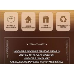 HIGH BOUNDARY DMC002 KHU NGHỈ DƯỠNG SUỐI NƯỚC NÓNG YUBABA bộ đồ chơi xếp lắp ráp ghép mô hình Movie & Game Phim Và Trò Chơi 4208 khối