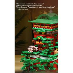 HIGH BOUNDARY DMC002 KHU NGHỈ DƯỠNG SUỐI NƯỚC NÓNG YUBABA bộ đồ chơi xếp lắp ráp ghép mô hình Movie & Game Phim Và Trò Chơi 4208 khối