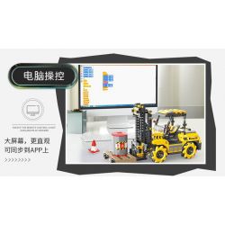 SHOW OFF CONTROL BC-12 LẬP TRÌNH XE NÂNG MAILUN bộ đồ chơi xếp lắp ráp ghép mô hình Technic Kỹ Thuật Công Nghệ Cao Mô Hình Phương Tiện 736 khối