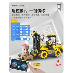 SHOW OFF CONTROL BC-12 LẬP TRÌNH XE NÂNG MAILUN bộ đồ chơi xếp lắp ráp ghép mô hình Technic Kỹ Thuật Công Nghệ Cao Mô Hình Phương Tiện 736 khối