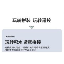SHOW OFF CONTROL BC-12 LẬP TRÌNH XE NÂNG MAILUN bộ đồ chơi xếp lắp ráp ghép mô hình Technic Kỹ Thuật Công Nghệ Cao Mô Hình Phương Tiện 736 khối