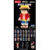 WANGAO 188023 GẤU CƠ KHÍ LUFFY 400% bộ đồ chơi xếp lắp ráp ghép mô hình